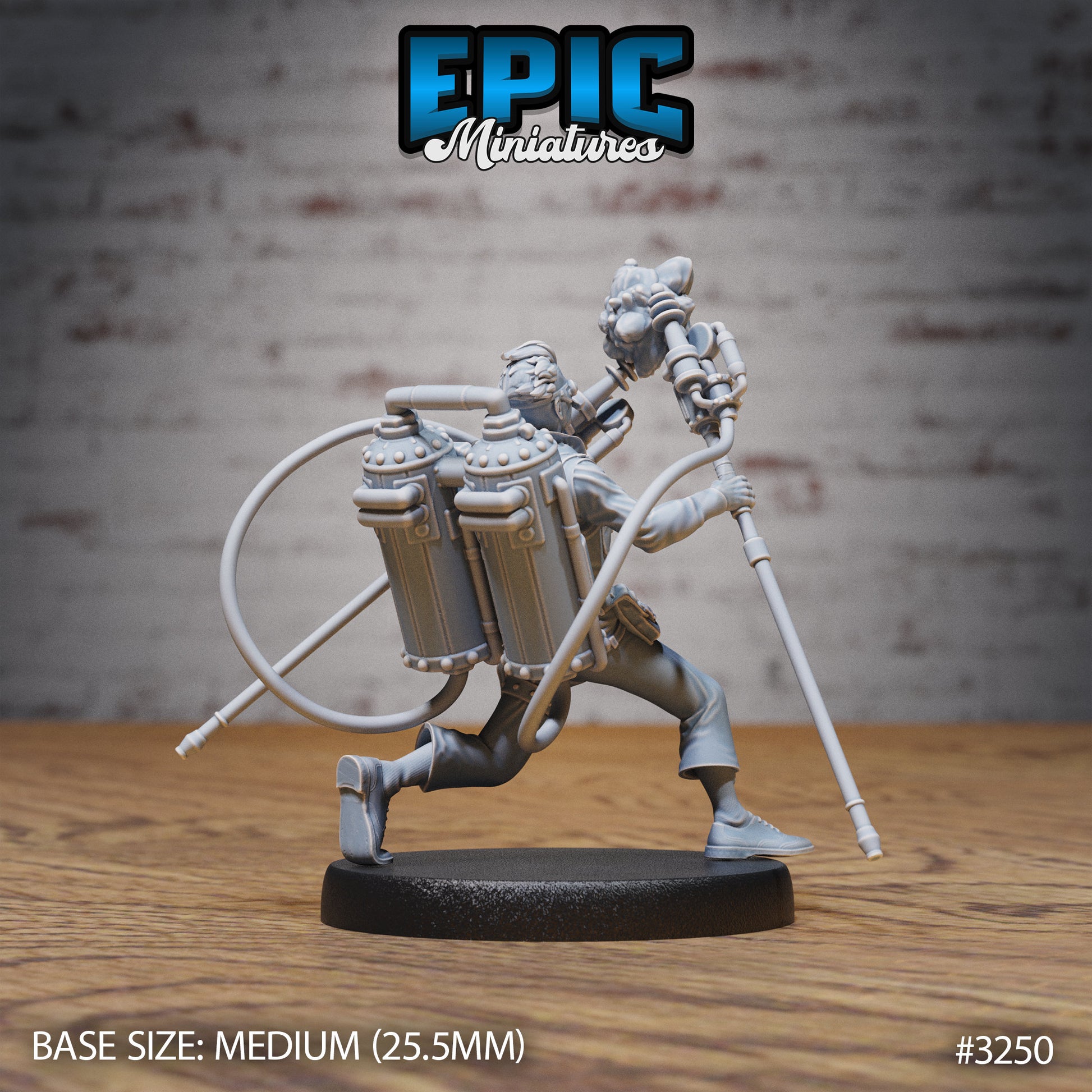 Inventor Joseph - Epic Miniatures | Steam Inventions | 28mm | 32mm | Steampunk | Scientist | Experiment | Tesla