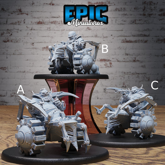 Wheelchair Goblin - Epic Miniatures | Steam Inventions | 28mm | 32mm | Steampunk | Warlord | Racer | Boss