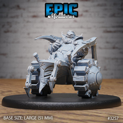 Wheelchair Goblin - Epic Miniatures | Steam Inventions | 28mm | 32mm | Steampunk | Warlord | Racer | Boss