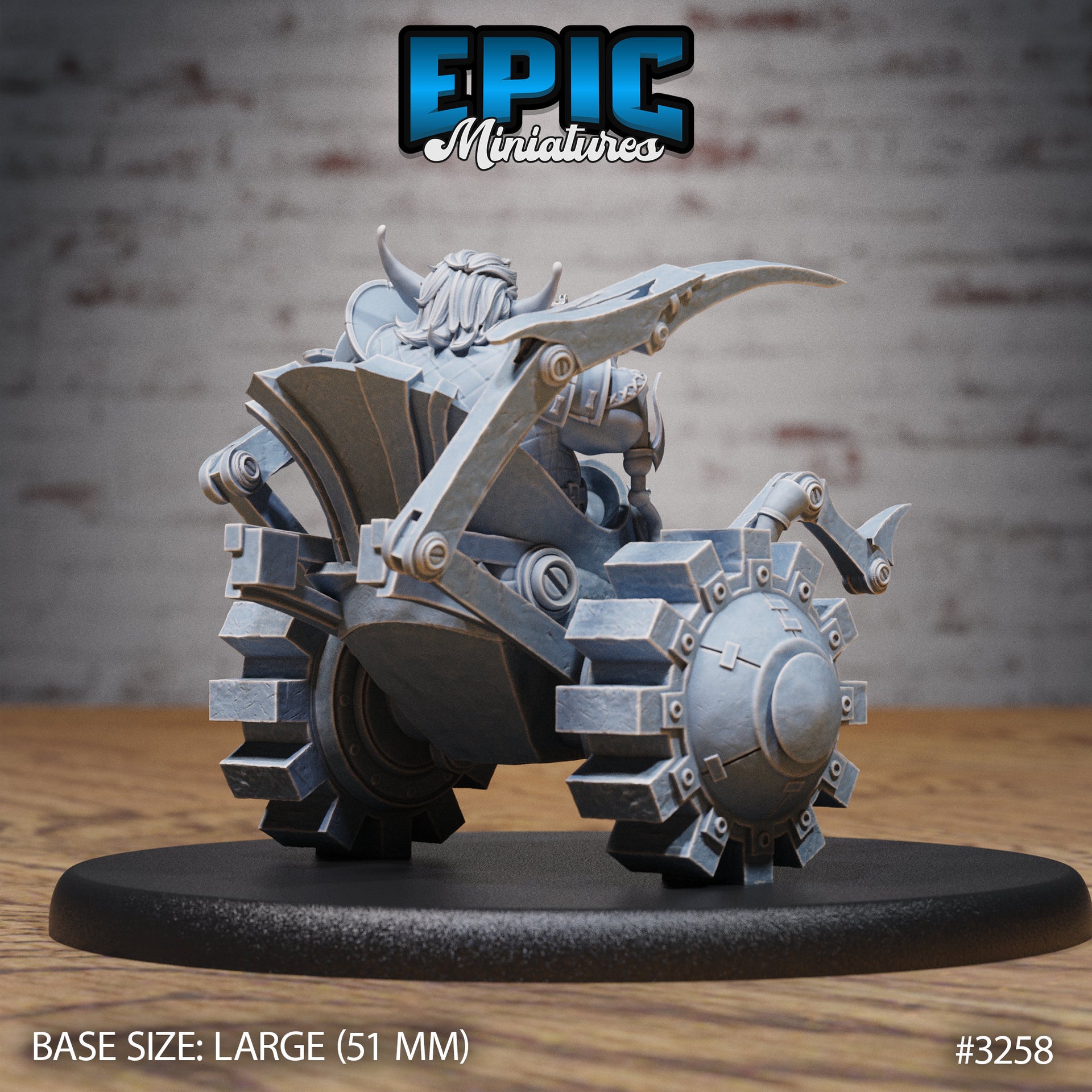 Wheelchair Goblin - Epic Miniatures | Steam Inventions | 28mm | 32mm | Steampunk | Warlord | Racer | Boss