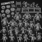 Shark Berserker - Goonmaster | Miniature | Wargaming | Roleplaying Games | 32mm | Collective | Fighter | Gladiator | Guard