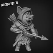 Corgi Ranger- Goonmaster | Miniature | Wargaming | Roleplaying Games | 32mm | Archer | Scout | Rogue