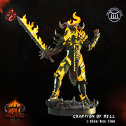 Champion of Hell - Crippled God Foundry | Hell Unleashed  | 32mm | Demon | Chaos | Elemental