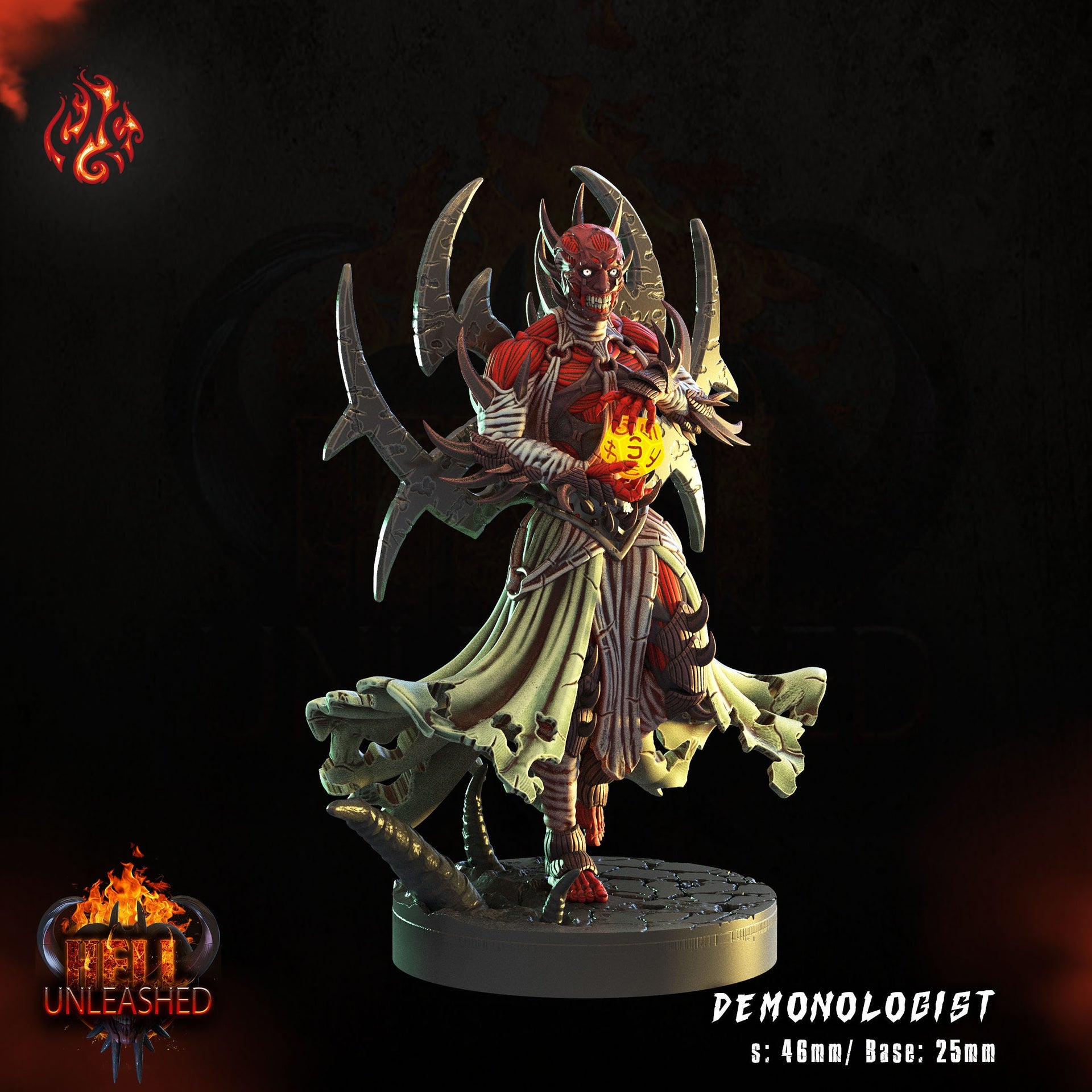 Demonologist - Crippled God Foundry | Hell Unleashed  | 32mm | Demon | Chaos | Warlock