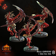 Hell Carvers - Crippled God Foundry | Hell Unleashed  | 32mm | Demon | Chaos | Blood | Berserker