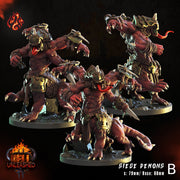 Siege Demons - Crippled God Foundry | Hell Unleashed  | 32mm | Demon | Chaos | Blood | Mutant | Abomination