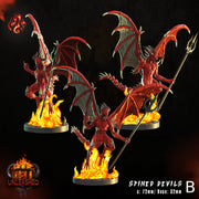 Spined Devils - Crippled God Foundry | Hell Unleashed  | 32mm | Demon | Chaos | Fire