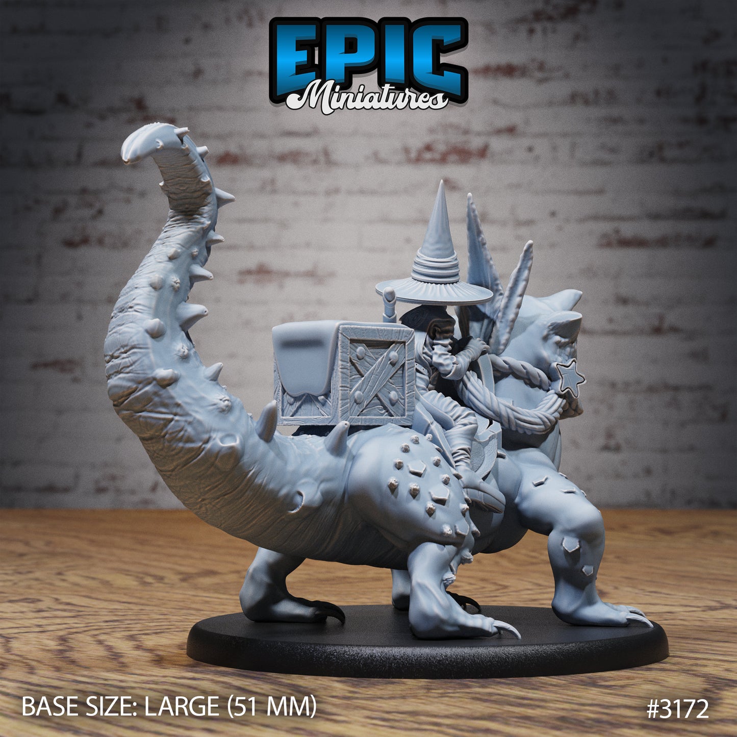 Hunters Guild Lizard - Epic Miniatures | 28mm | 32mm | PC | Wizard | Sorcerer | Mount | Iguana | Skink | Giant