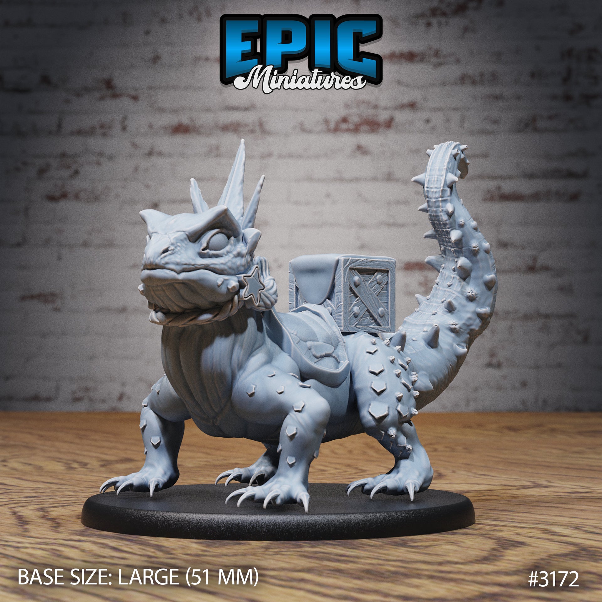 Hunters Guild Lizard - Epic Miniatures | 28mm | 32mm | PC | Wizard | Sorcerer | Mount | Iguana | Skink | Giant