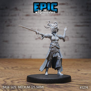 Gorgon Pirate - Epic Miniatures | 32mm | Pirate Scourge | Medusa | Swashbuckler | Rogue | Bandit