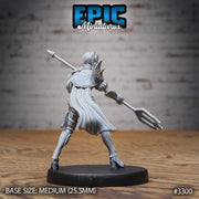 Triton Female - Epic Miniatures | 32mm | Pirate Scourge | Captain | Swashbuckler | Rogue | Sorcerer