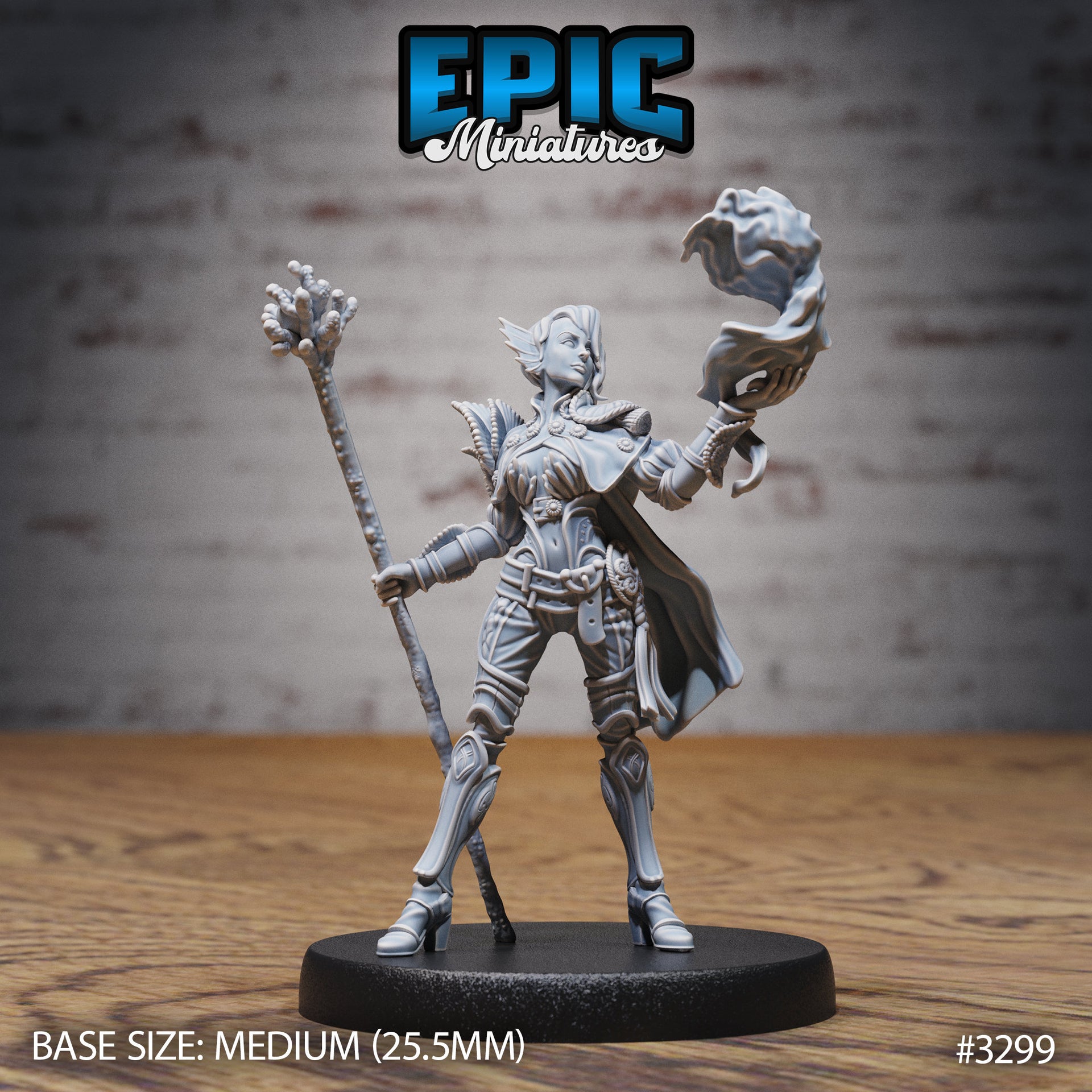 Triton Female - Epic Miniatures | 32mm | Pirate Scourge | Captain | Swashbuckler | Rogue | Sorcerer