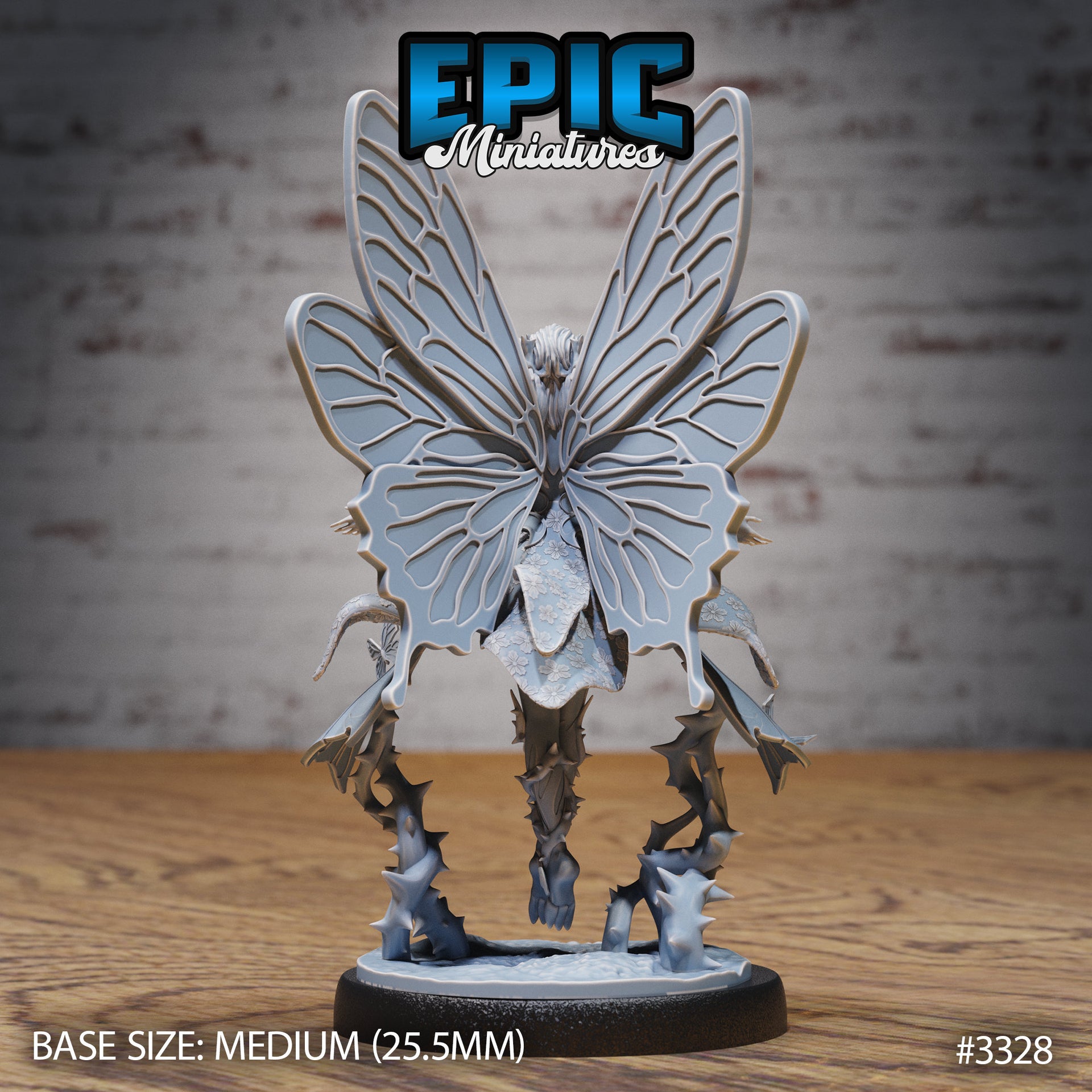 Butterfly Fairy - Epic Miniatures | 32mm | Insectoid Jungle |Bug | Insect | bugfolk | Sorcerer | Druid