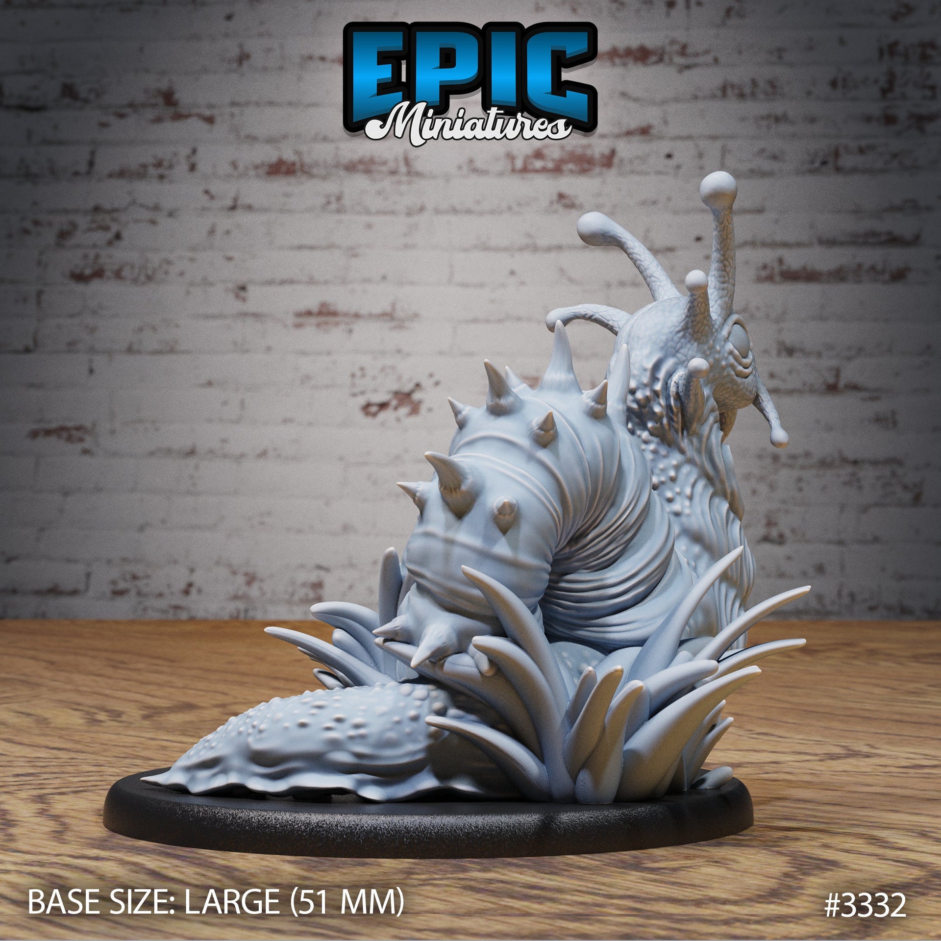 Giant Jungle Snail - Epic Miniatures | 32mm | Insectoid Jungle | Slug | Huge