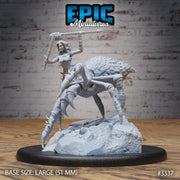 Arachne Spider Lady - Epic Miniatures | 32mm | Insectoid Jungle | Bug | Insect | bugfolk | Dark Elf