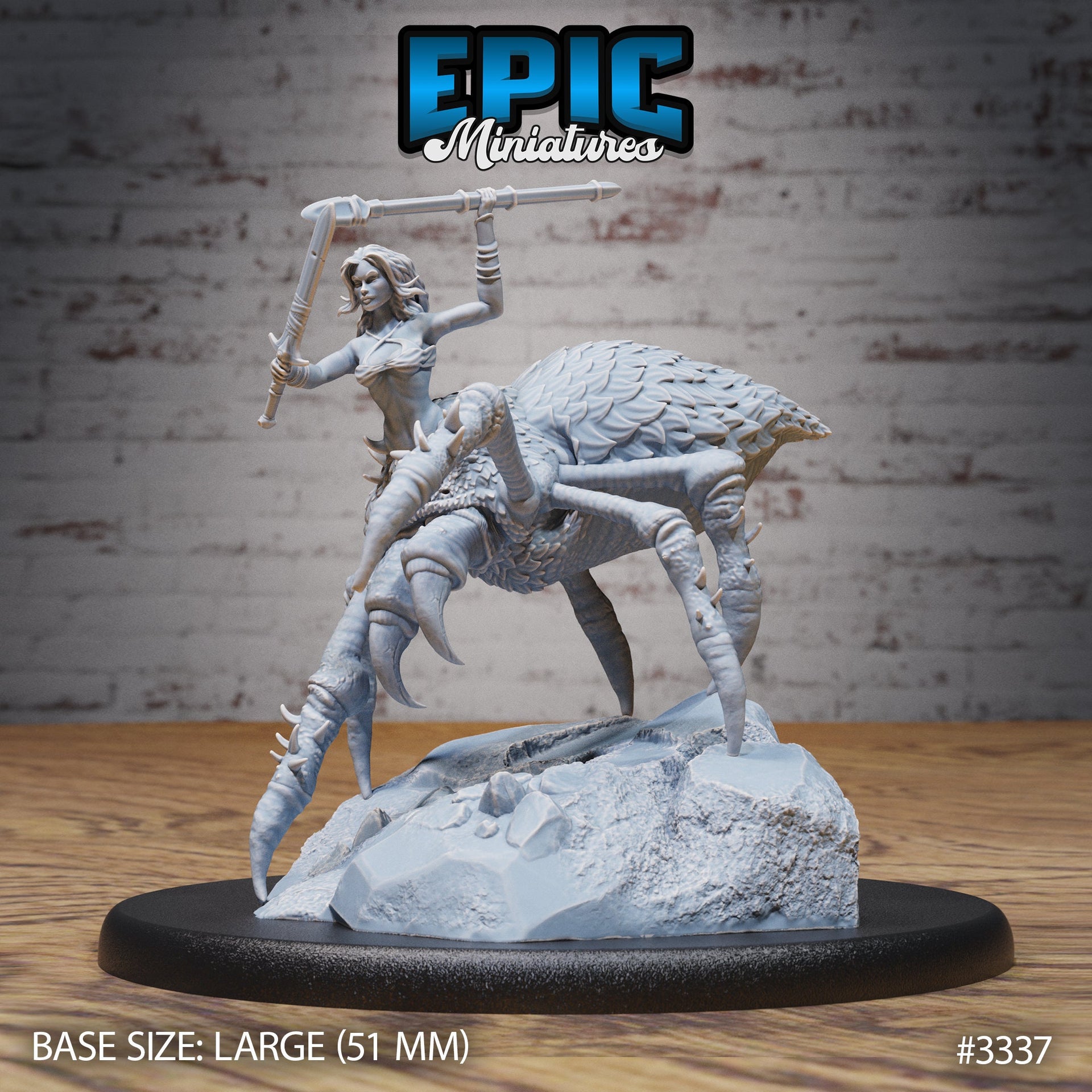 Arachne Spider Lady - Epic Miniatures | 32mm | Insectoid Jungle | Bug | Insect | bugfolk | Dark Elf