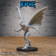 Moth Folk Warrior - Epic Miniatures | 32mm | Insectoid Jungle | Bug | bugfolk | Scout | Rogue | Fighter