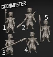 Meerkat Spearman - Goonmaster | Miniature | Mighty Meerkat  | Wargaming | Roleplaying Games | 32mm | Soldier | Mercenary | Warband