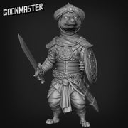 Meerkat Swordsman - Goonmaster | Miniature | Mighty Meerkat  | Wargaming | Roleplaying Games | 32mm | Soldier | Mercenary | Warband