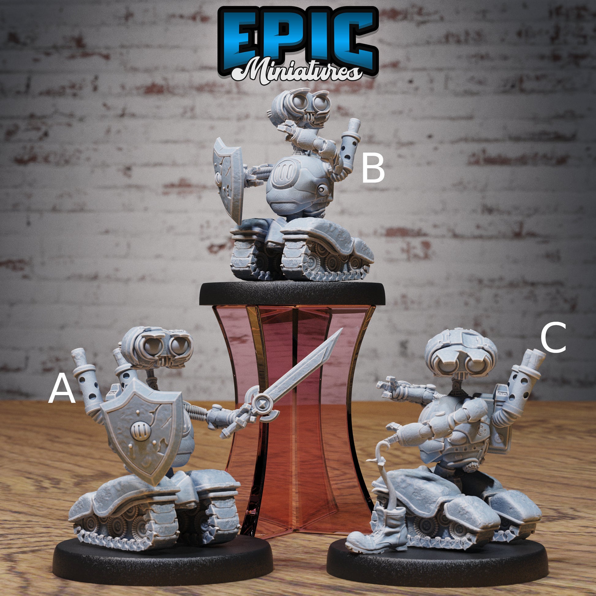 Trash Burner Automaton - Epic Miniatures | Steam Inventions | 28mm | 32mm | PC | Apocalpse | Steampunk | Guard | Tank