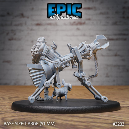 Artificer Flynn - Epic Miniatures | Steam Inventions | 28mm | 32mm | Steampunk | Engineer | Inventor | Grappling Cannon