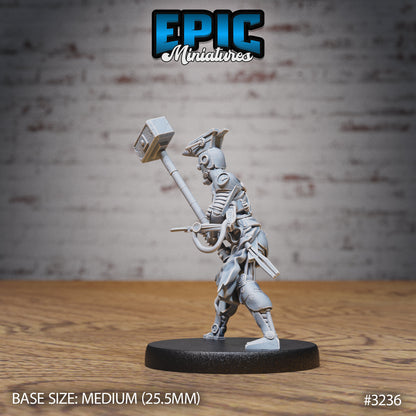 Construct Blacksmith - Epic Miniatures | Steam Inventions | 28mm | 32mm | PC | Engineer| Steampunk | Robot | Mech