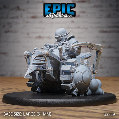 Wheelchair Goblin - Epic Miniatures | Steam Inventions | 28mm | 32mm | Steampunk | Warlord | Racer | Boss