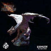 Cadmush the Frost Wyrm - Crippled God Foundry | 32mm | White Dragon | Drake | Ice | Gargantuan
