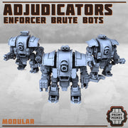 Adjudicator Brute Bots, Modular War Mech - Print Minis | Sci Fi | Robot | Titan