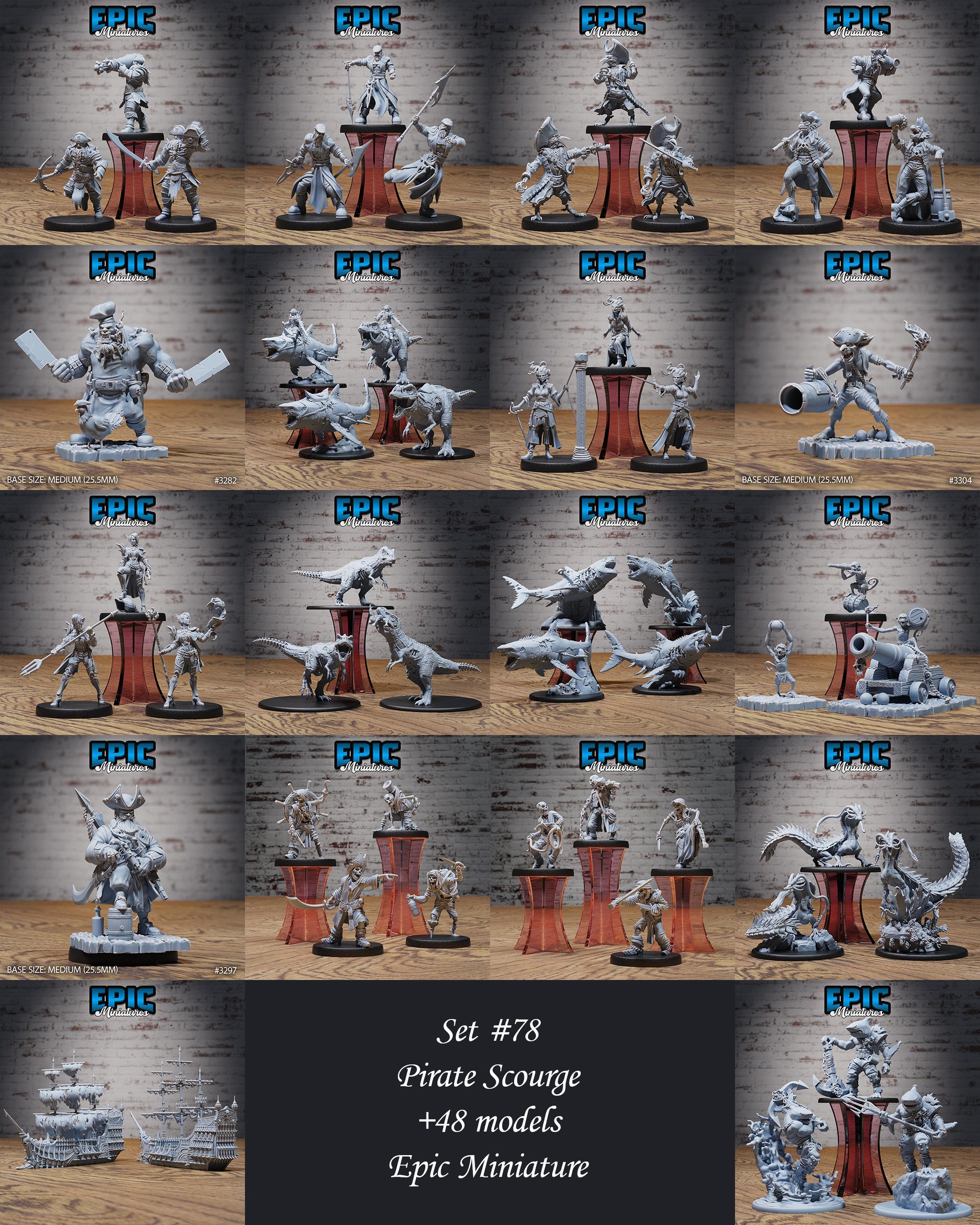 Sea Drake Deity - Epic Miniatures | 32mm | Pirate Scourge | Sea Monster | Dragon