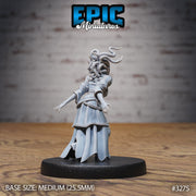 Gorgon Pirate - Epic Miniatures | 32mm | Pirate Scourge | Medusa | Swashbuckler | Rogue | Bandit