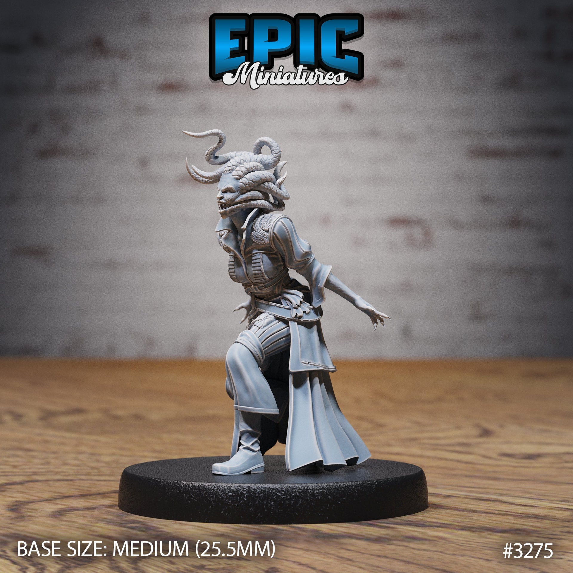 Gorgon Pirate - Epic Miniatures | 32mm | Pirate Scourge | Medusa | Swashbuckler | Rogue | Bandit