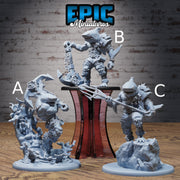 Shark Folk Anchor Pirate - Epic Miniatures | 32mm | Pirate Scourge | Sharkin | Brawler | Champion