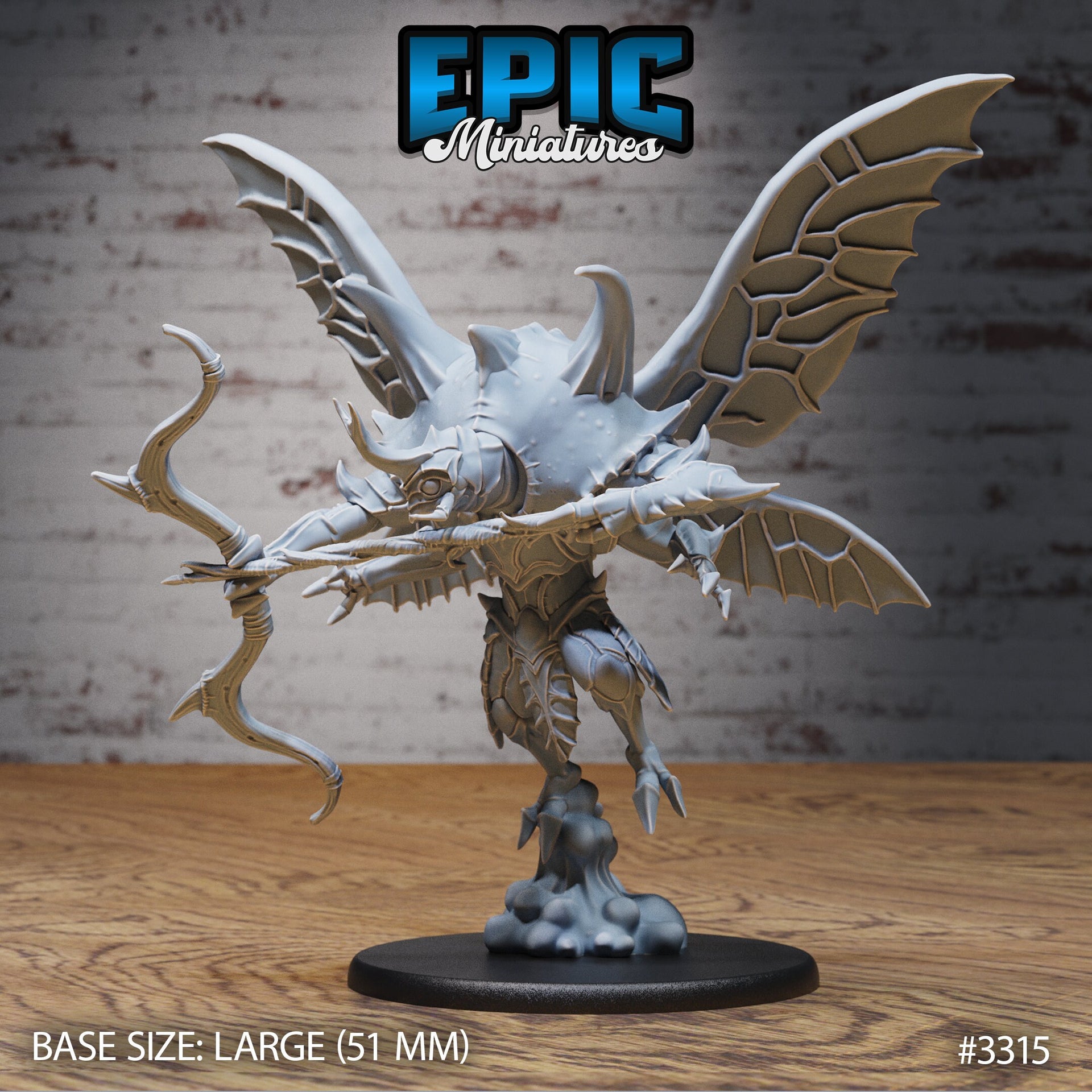 Insectoid Jungle Hulk - Epic Miniatures | 32mm | Insectoid Jungle | Beetle | Hammer | Archer | Flying | Bug