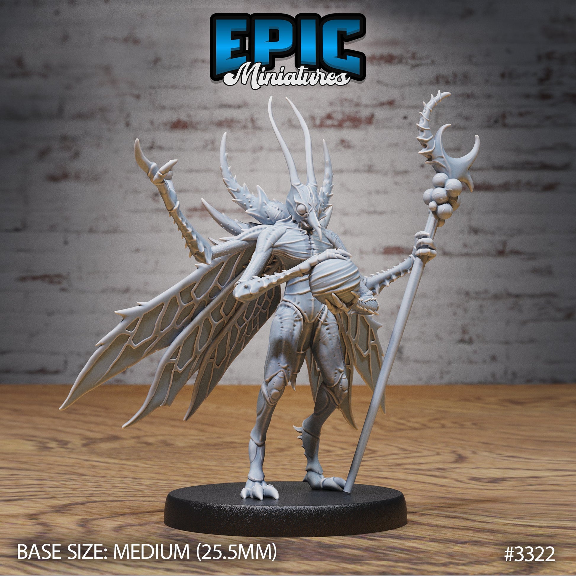 Mosquito Folk - Epic Miniatures | 32mm | Insectoid Jungle |Bug | Insect | Shaman | Sorcerer | Assassin