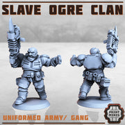 Slave Ogre Clan- Print Minis | Sci Fi | Light Infantry | Imperial | 28mm Heroic | Guard | General | Armor
