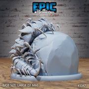 Hell Crawler Centipede - Epic Miniatures | 32mm | Insectoid Jungle | Bug | Millipede | Demon | Caterpillar