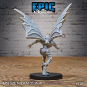 Moth Folk Warrior - Epic Miniatures | 32mm | Insectoid Jungle | Bug | bugfolk | Scout | Rogue | Fighter