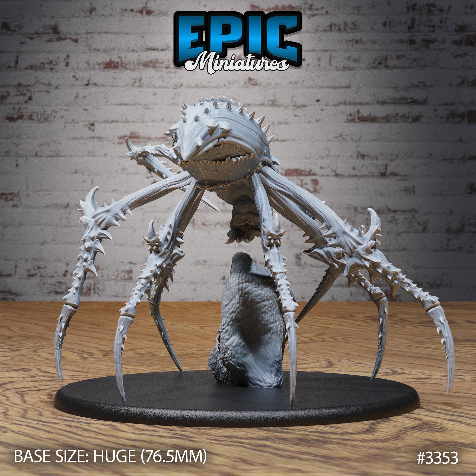 Giant Jungle Spider - Epic Miniatures | 32mm | Insectoid Jungle | Diorama | Demon