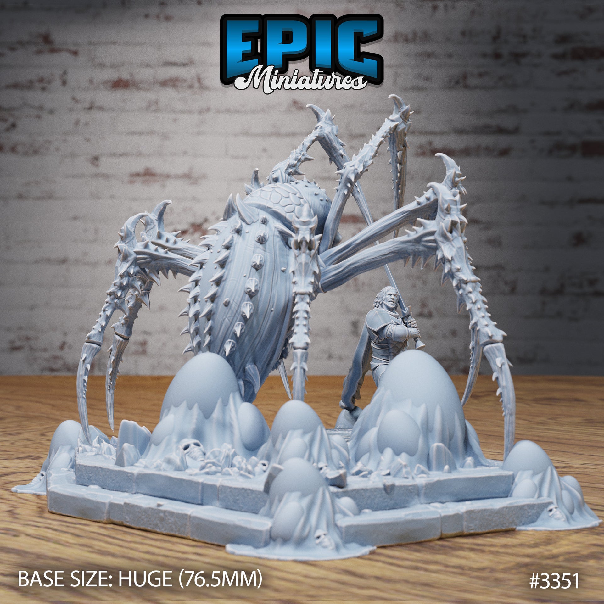 Giant Jungle Spider - Epic Miniatures | 32mm | Insectoid Jungle | Diorama | Demon