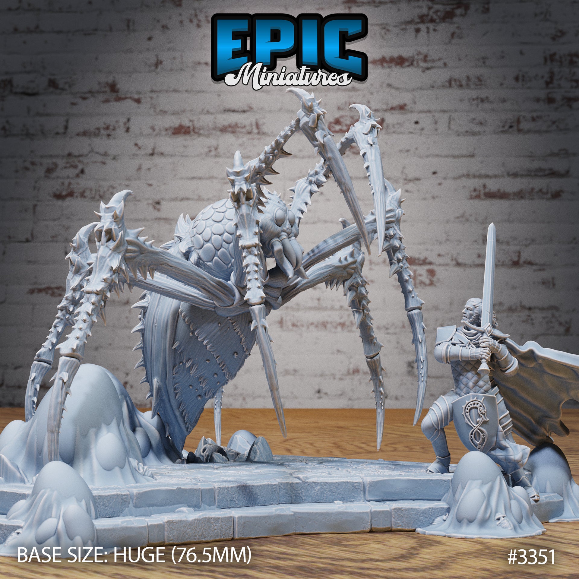 Giant Jungle Spider - Epic Miniatures | 32mm | Insectoid Jungle | Diorama | Demon