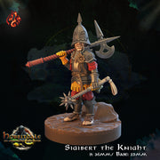 Sigibert the Knight - Crippled God Foundry | 32mm | Hill folk | Halfling | Gnome | Armor| Soldier