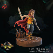 Tim the rogue - Crippled God Foundry | 32mm | Hill folk | Halfling | Gnome | Flute | Thief | Scout