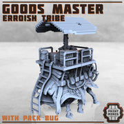 Erroish Goods Master - Print Minis | Sci Fi | Light Infantry | Imperial | 28mm Heroic | Mount | Scout | Wastelander | Trader | Merchant