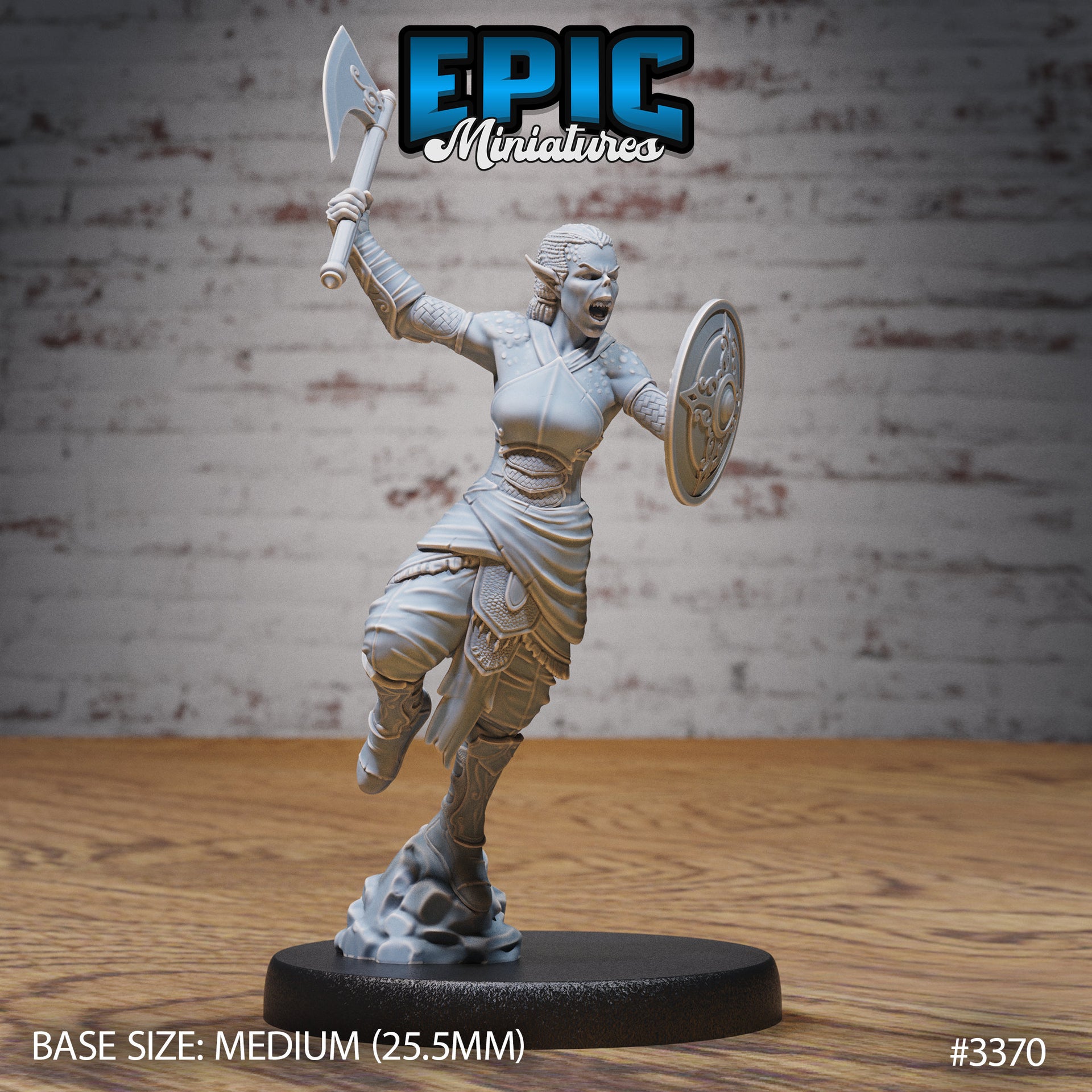 Female Slave Rebel- Epic Miniatures | 28mm | 32mm | Sorcerer | Wizard | Fighter | Astral