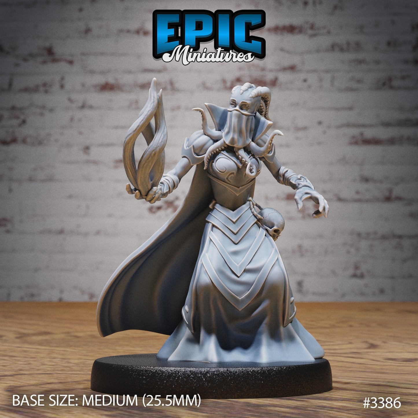 Mind Eater Female- Epic Miniatures | 28mm | 32mm | Sorcerer | Warlock | Wizard | Mage