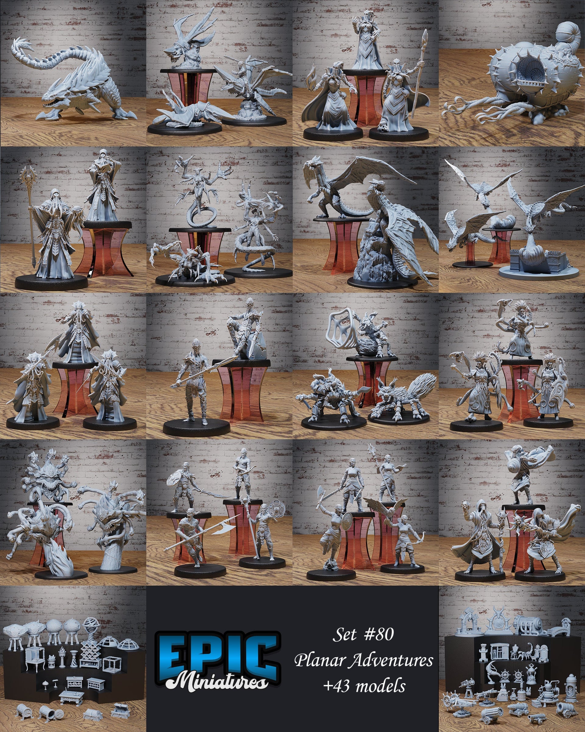Mind Eater Female- Epic Miniatures | 28mm | 32mm | Sorcerer | Warlock | Wizard | Mage