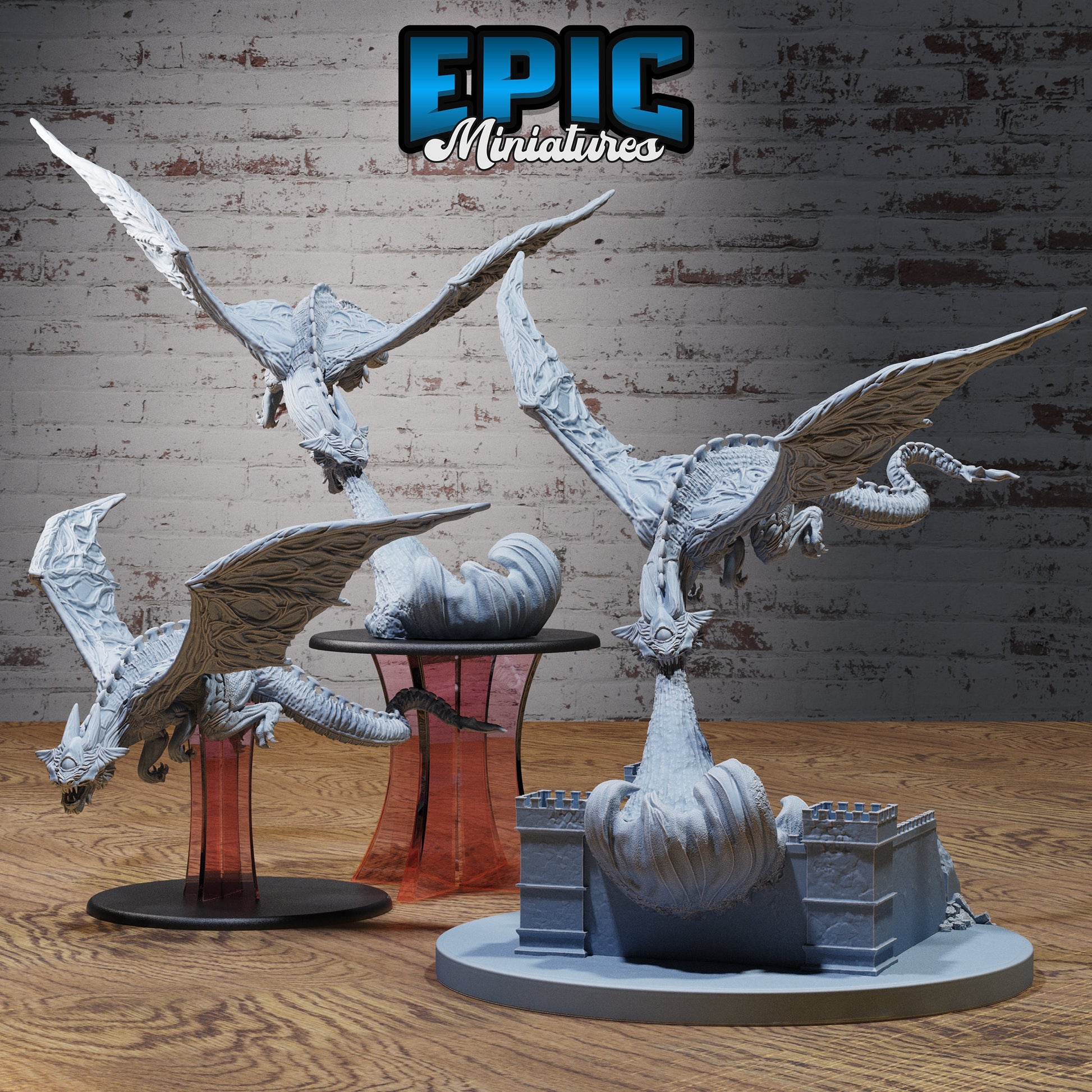 Cyclops Dragon- Epic Miniatures | 28mm | 32mm | Breath Weapon