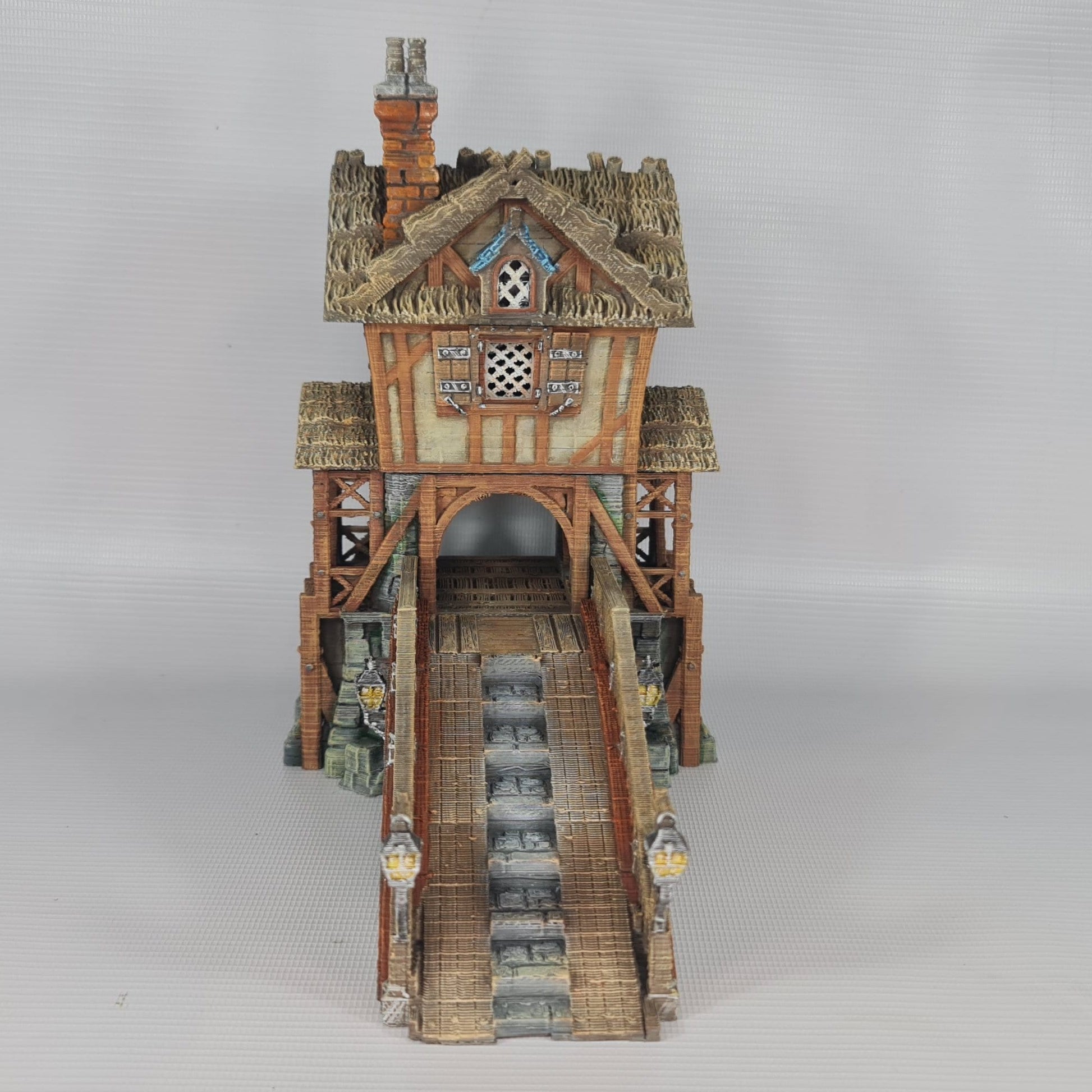 bridge-kit-with-toll - 3DP4U Medieval Town | Miniature | Wargaming | Roleplaying Games | 32mm | Playable | Filament | 3d printed