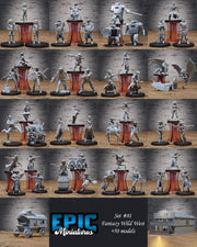 Settler Wagon - Epic Miniatures | 28mm | 32mm | Fantasy Wild West | Stage Coach | Caravan